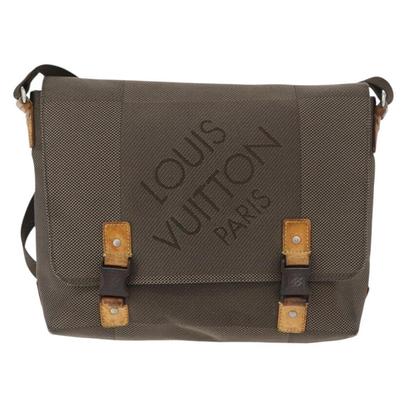 LOUIS VUITTON Damier Geant Roux Shoulder Bag Tail M93077 LV Auth bs35161