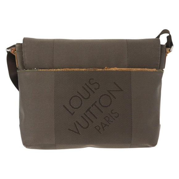 LOUIS VUITTON Damier Geant Roux Shoulder Bag Tail M93077 LV Auth bs35161