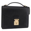 LOUIS VUITTON Epi Monceau 28 Hand Bag Black M52122 LV Auth bs35162-1