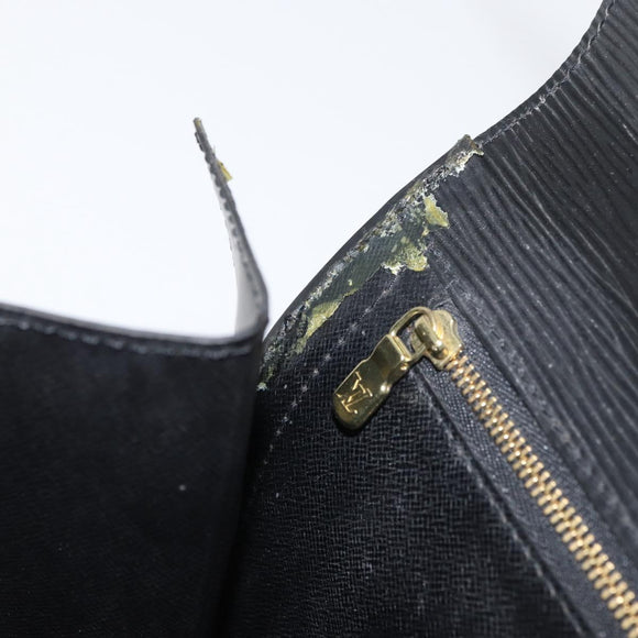 LOUIS VUITTON Epi Monceau 28 Hand Bag Black M52122 LV Auth bs35162