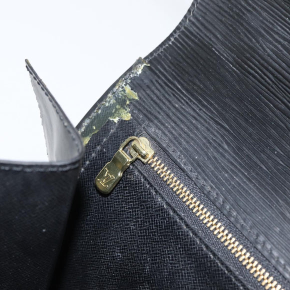 LOUIS VUITTON Epi Monceau 28 Hand Bag Black M52122 LV Auth bs35162