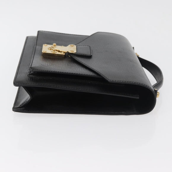 LOUIS VUITTON Epi Monceau 28 Hand Bag Black M52122 LV Auth bs35162