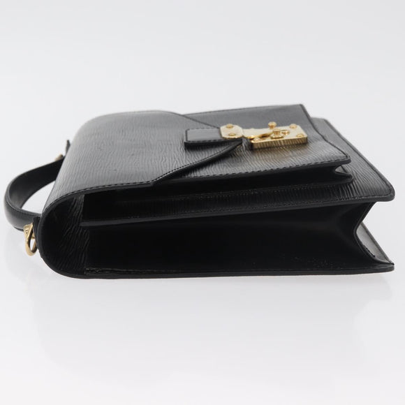 LOUIS VUITTON Epi Monceau 28 Hand Bag Black M52122 LV Auth bs35162