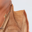 LOEWE Hand Bag Leather Brown Gold Auth bs35163-19