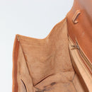 LOEWE Hand Bag Leather Brown Gold Auth bs35163-20