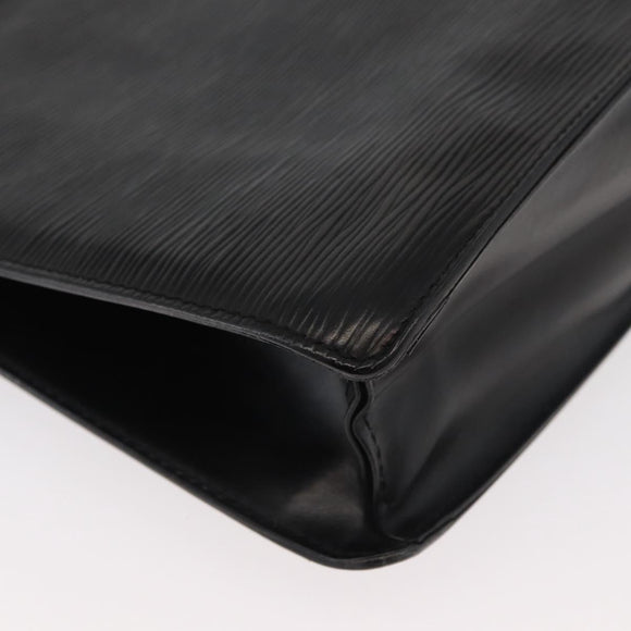 LOUIS VUITTON Epi Monceau 28 Hand Bag Black M52122 LV Auth bs35164
