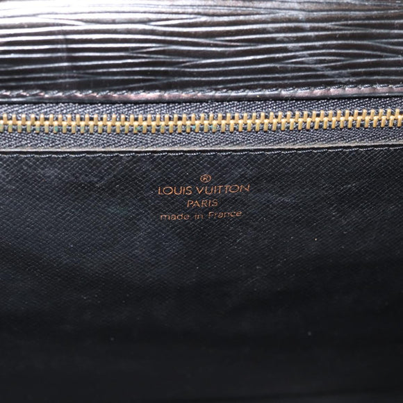 LOUIS VUITTON Epi Monceau 28 Hand Bag Black M52122 LV Auth bs35164