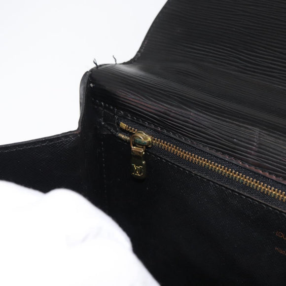 LOUIS VUITTON Epi Monceau 28 Hand Bag Black M52122 LV Auth bs35164