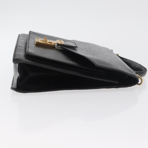 LOUIS VUITTON Epi Monceau 28 Hand Bag Black M52122 LV Auth bs35164