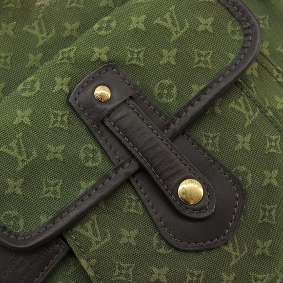 LOUIS VUITTON Monogram Mini Besace Mary Kate Bag TST Khaki M92322 Auth bs35166