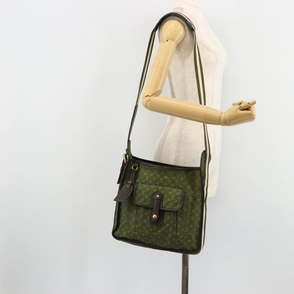 LOUIS VUITTON Monogram Mini Besace Mary Kate Bag TST Khaki M92322 Auth bs35166
