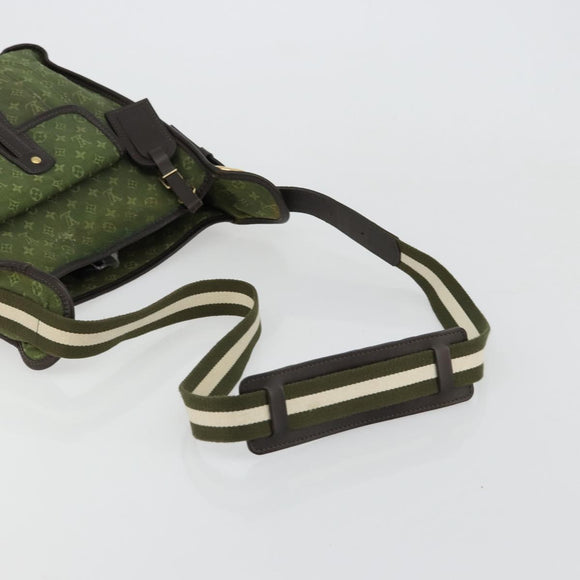 LOUIS VUITTON Monogram Mini Besace Mary Kate Bag TST Khaki M92322 Auth bs35166