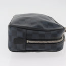 LOUIS VUITTON Damier Graphite Trousse Toilette GM Bag N47521 LV Auth bs35168-3
