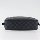 LOUIS VUITTON Damier Graphite Trousse Toilette GM Bag N47521 LV Auth bs35168-5
