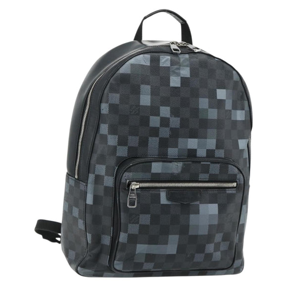 LOUIS VUITTON Damier Graphite Pixel George Backpack N40084 LV Auth bs35170