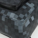 LOUIS VUITTON Damier Graphite Pixel George Backpack N40084 LV Auth bs35170-9