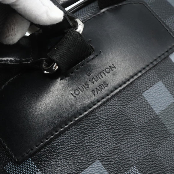 LOUIS VUITTON Damier Graphite Pixel George Backpack N40084 LV Auth bs35170