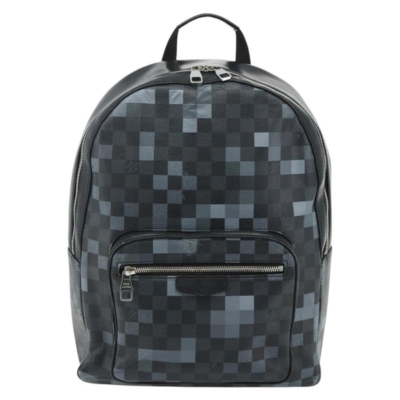 LOUIS VUITTON Damier Graphite Pixel George Backpack N40084 LV Auth bs35170