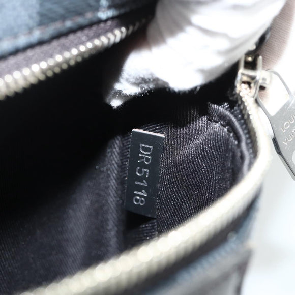LOUIS VUITTON Damier Graphite Pixel George Backpack N40084 LV Auth bs35170