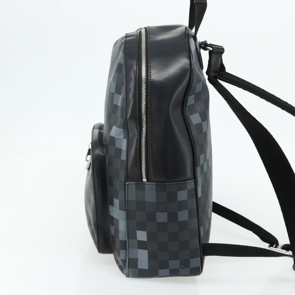 LOUIS VUITTON Damier Graphite Pixel George Backpack N40084 LV Auth bs35170