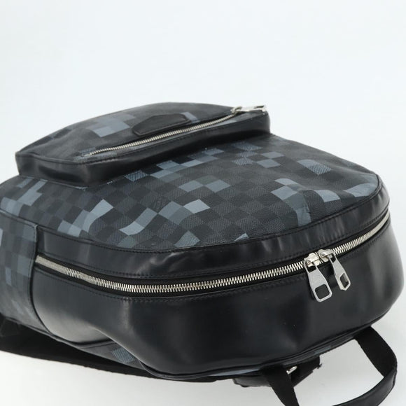 LOUIS VUITTON Damier Graphite Pixel George Backpack N40084 LV Auth bs35170