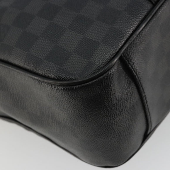 LOUIS VUITTON Damier Graphite Tadao PM Umhängetasche 2-Wege N41259 LV Auth bs35171