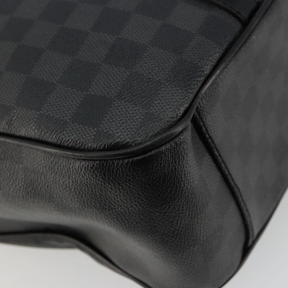 LOUIS VUITTON Damier Graphite Tadao PM Umhängetasche 2-Wege N41259 LV Auth bs35171