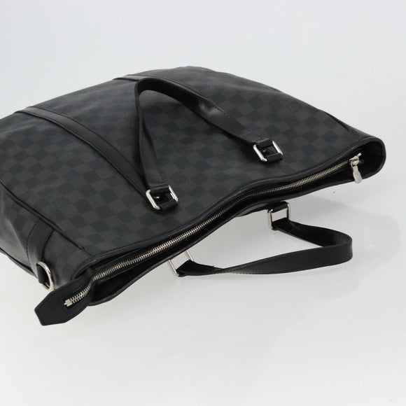 LOUIS VUITTON Damier Graphite Tadao PM Umhängetasche 2-Wege N41259 LV Auth bs35171