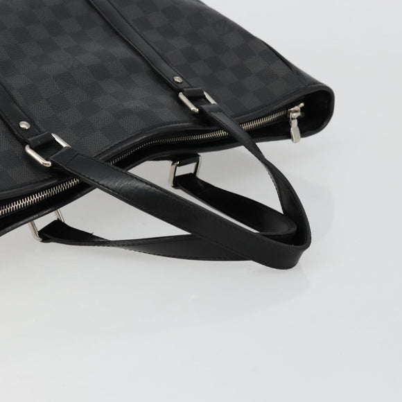 LOUIS VUITTON Damier Graphite Tadao PM Umhängetasche 2-Wege N41259 LV Auth bs35171
