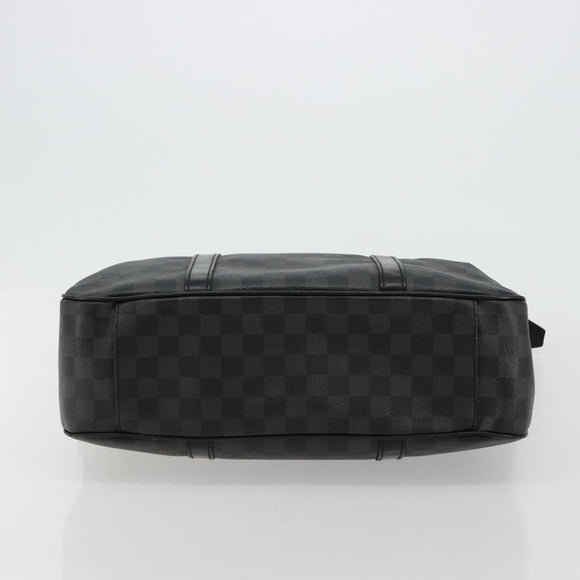 LOUIS VUITTON Damier Graphite Tadao PM Umhängetasche 2-Wege N41259 LV Auth bs35171