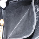 CHANEL Matelasse Chain Tote Bag Lackleder Schwarz Gold CC Auth bs35172-22