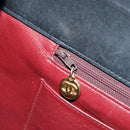 CHANEL Matelasse Chain Shoulder Bag Lamb Skin Black Gold CC Auth bs35173-22