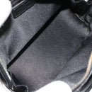 LOUIS VUITTON Monogram Satin Little Alma Hand Bag Black M92146 LV Auth bs35176-12