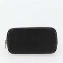 LOUIS VUITTON Monogram Satin Little Alma Hand Bag Black M92146 LV Auth bs35176-5
