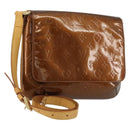 LOUIS VUITTON Monogram Vernis Thompson Street Bag Bronze M91124 LV Auth bs35184-1