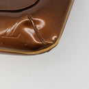 LOUIS VUITTON Monogram Vernis Thompson Street Bag Bronze M91124 LV Auth bs35184-18