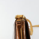 LOUIS VUITTON Monogram Vernis Thompson Street Bag Bronze M91124 LV Auth bs35184-21