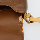 LOUIS VUITTON Monogram Vernis Thompson Street Bag Bronze M91124 LV Auth bs35184-10