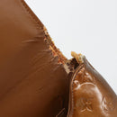 LOUIS VUITTON Monogram Vernis Thompson Street Bag Bronze M91124 LV Auth bs35184-23