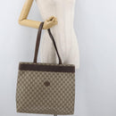 GUCCI GG Supreme Tote Bag PVC Beige 41 02 109 Auth bs35186-22