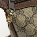 GUCCI GG Supreme Web Sherry Line Shoulder Bag Beige 10 02 008 Auth bs35187-10