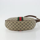 GUCCI GG Supreme Web Sherry Line Shoulder Bag Beige 10 02 008 Auth bs35187-5