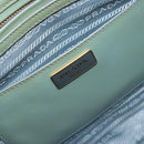 PRADA Galleria Hand Bag Safiano leather 2way Green Gold Auth bs35189-20