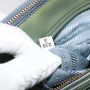 PRADA Galleria Hand Bag Safiano leather 2way Green Gold Auth bs35189-12