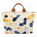 Miu Miu Handtasche Canvas Weiß Gold Auth bs35192-13
