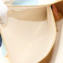 Miu Miu Handtasche Canvas Weiß Gold Auth bs35192-24