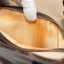FENDI Hand Bag Leather Brown Gold Auth bs35193-12