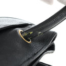 CHANEL Tote Bag Caviar Skin Black Gold CC Auth bs35194-23