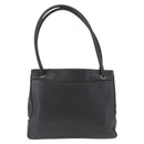 CHANEL Tote Bag Caviar Skin Black Gold CC Auth bs35194-3