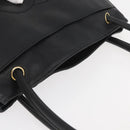 CHANEL Tote Bag Caviar Skin Black Gold CC Auth bs35194-6
